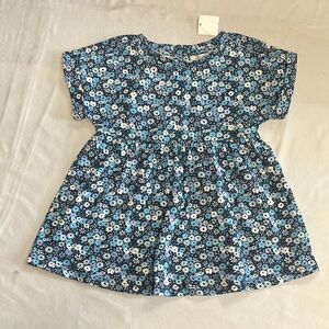 GAP - NWT - Floral Blue and White Dress